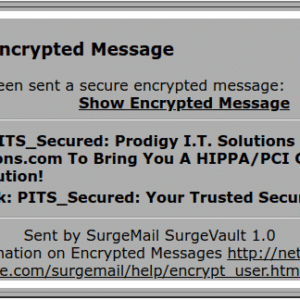 Secure Encrypted Email Service Subscriptions
